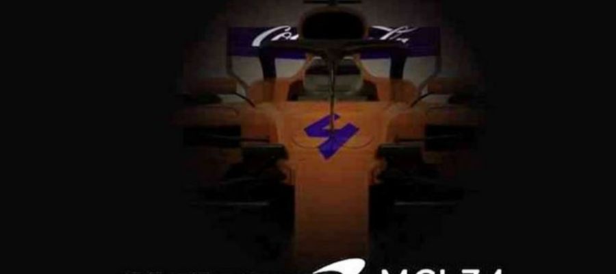 La imagen filtrada por error por McLaren del MCL34 La imagen filtrada por error por McLaren del MCL34