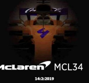 La imagen filtrada por error por McLaren del MCL34 La imagen filtrada por error por McLaren del MCL34