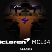 La imagen filtrada por error por McLaren del MCL34 La imagen filtrada por error por McLaren del MCL34