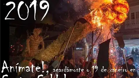 Festa dos fachos en Castro Caldelas Festa dos fachos en Castro Caldelas