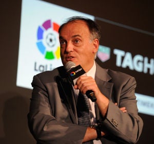 Javier Tebas en un evento de LaLiga Javier Tebas en un evento de LaLiga