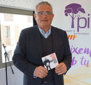 Jaume Font, en su presentación como candidato del PI al Parlament balear. Jaume Font, en su presentación como candidato del PI al Parlament balear.