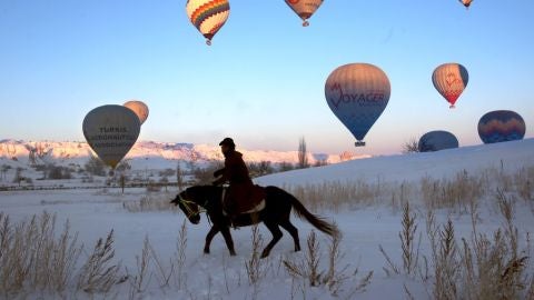 Globos de aire caliente en Nevsehir, Turqu&iacute;a