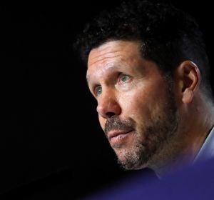 Simeone en rueda de prensa Simeone en rueda de prensa