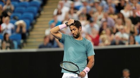 Verdasco se lamenta en un partido