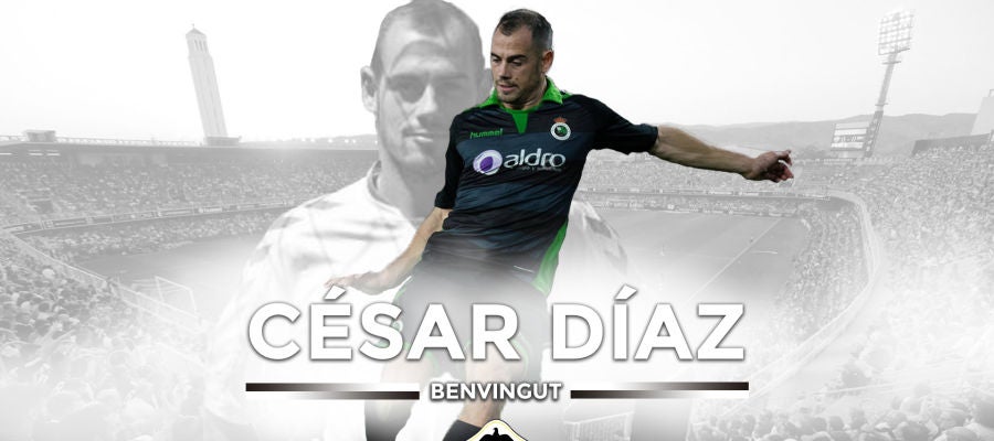 El delantero albinegro, César Díaz El delantero albinegro, César Díaz