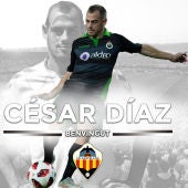 El delantero albinegro, César Díaz