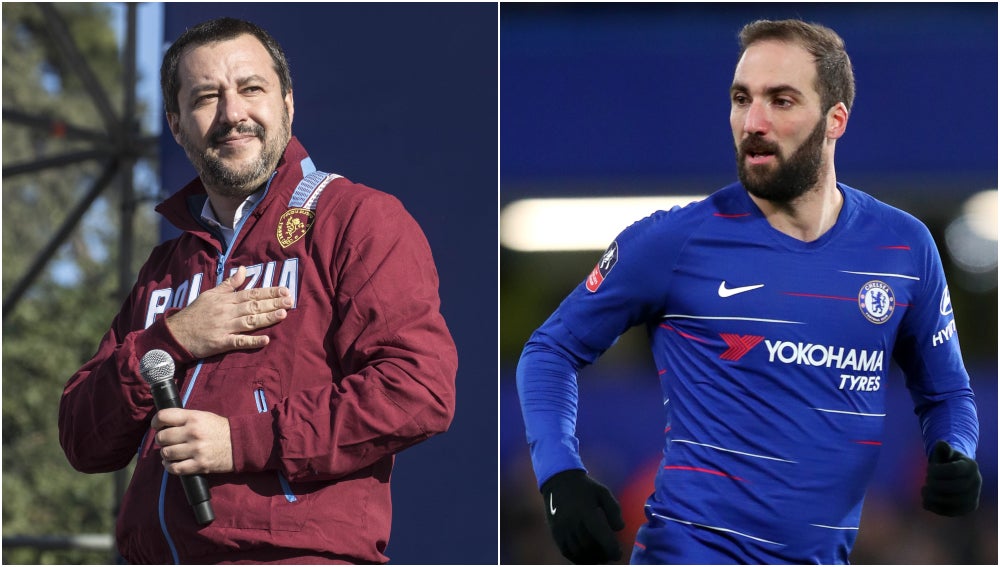 Matteo Salvini carga contra Higuaín: "Espero que no se deje ver más por Milán, es un mercenario" Matteo Salvini carga contra Higuaín: "Espero que no se deje ver más por Milán, es un mercenario"