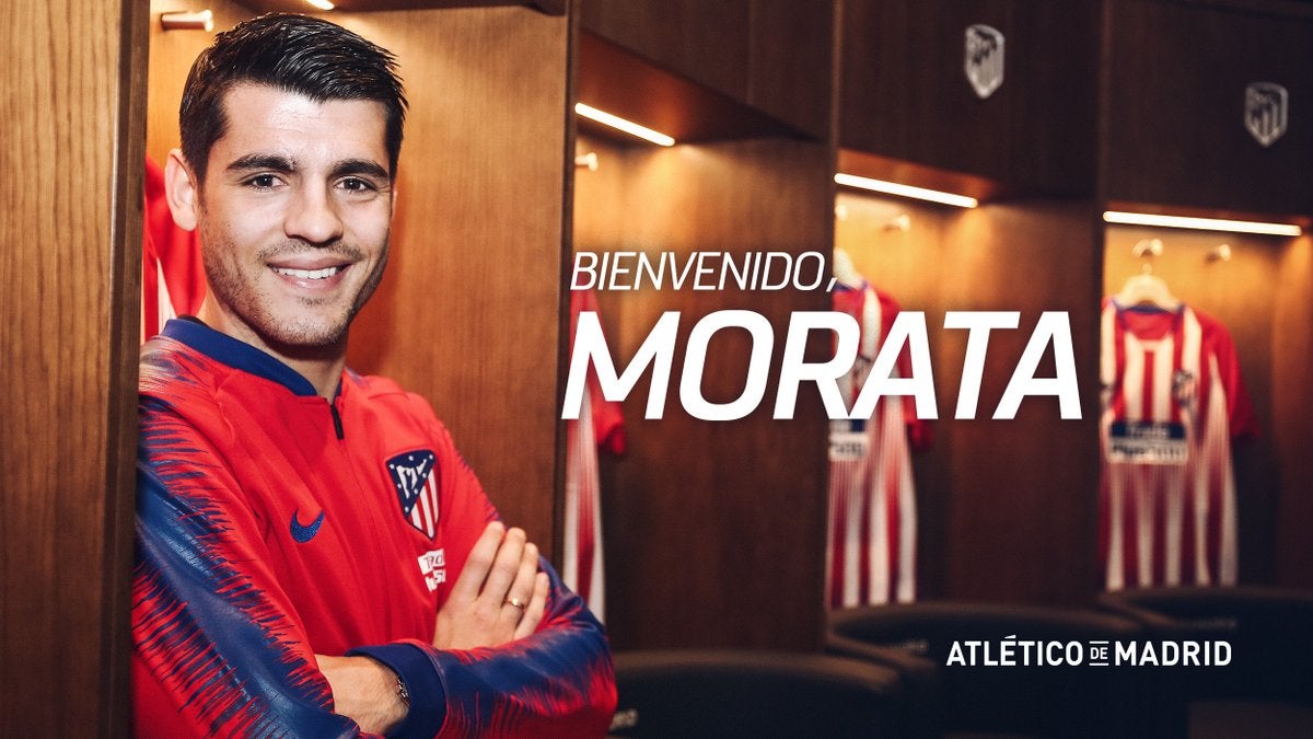 Álvaro Morata, nuevo jugador del Atlético de Madrid Álvaro Morata, nuevo jugador del Atlético de Madrid