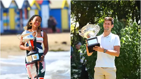 Naomi Osaka y Novak Djokovic, campeones del Open de Australia 2019 Naomi Osaka y Novak Djokovic, campeones del Open de Australia 2019