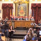 Votación en el pleno del Ayuntamiento de Elche del mes de enero