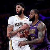 Anthony Davis y LeBron James, durante un Pelicans-Lakers Anthony Davis y LeBron James, durante un Pelicans-Lakers