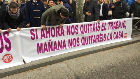 Concentraci&oacute;n conductores VTC en Princesa 