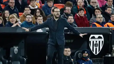 El entrenador del Getafe, José Bordalás. El entrenador del Getafe, José Bordalás.