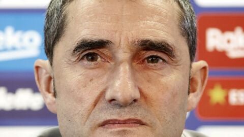 Ernesto Valverde, ante los medios de comunicaci&oacute;n