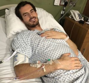 Andy Murray, tras su operación de cadera en Londres Andy Murray, tras su operación de cadera en Londres