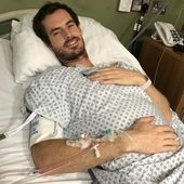 Andy Murray, tras su operación de cadera en Londres Andy Murray, tras su operación de cadera en Londres