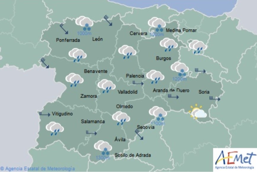 El Tiempo para las próximas horas El Tiempo para las próximas horas