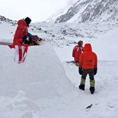 Parte de la expedición de Alex Txikon en el K2