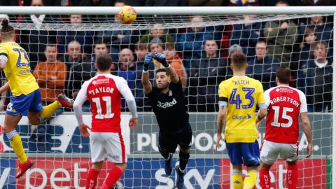 El portero del Leeds United, Kiko Casilla. 