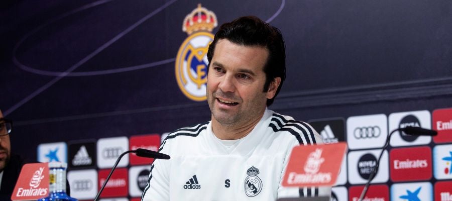 Santiago Solari, en rueda de prensa Santiago Solari, en rueda de prensa