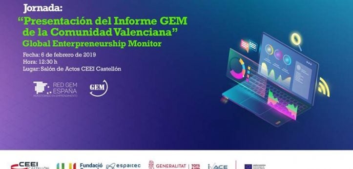 El centro europeo de empresas innovadoras de Castellón, acoge la presentación del informe GEM, el monitor del espíritu emprendedor global de la comunidad valenciana El centro europeo de empresas innovadoras de Castellón, acoge la presentación del informe GEM, el monitor del espíritu emprendedor global de la comunidad valenciana