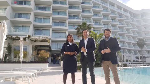 El Presidente del PP, Biel Company, junto al regidor Javi Bonet