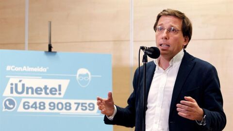 El candidato del PP a la Alcald&iacute;a de Madrid, Jos&eacute; Luis Mart&iacute;nez-Almeida