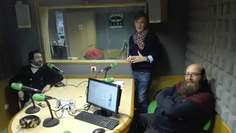Gerardo Lorenzo y Rodrigo Cota Pontevedra en la Onda