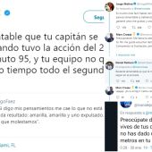 Cruce de tuits entre Marc Crosas y los jugadores del Getafe