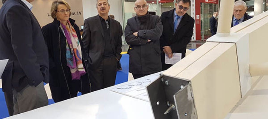 Eva Alcón visita CEVISAMA Eva Alcón visita CEVISAMA