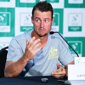 Lleyton Hewitt, en rueda de prensa Lleyton Hewitt, en rueda de prensa