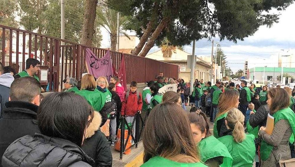 Concentración del AMPA del CP La Paz de Torrellano