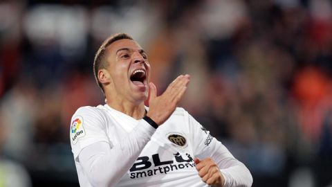 El delantero del Valencia, Rodrigo Moreno. 