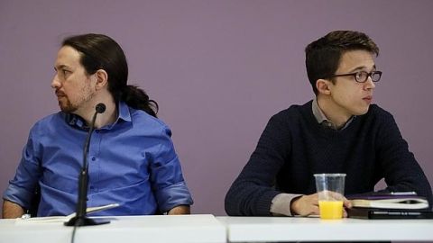 Pablo Iglesias e &Iacute;&ntilde;igo Errej&oacute;n, en la foto