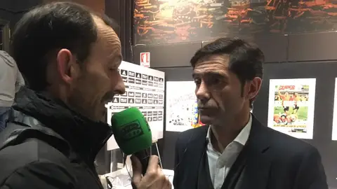 El entrenador del Valencia, Marcelino García Toral. El entrenador del Valencia, Marcelino García Toral.