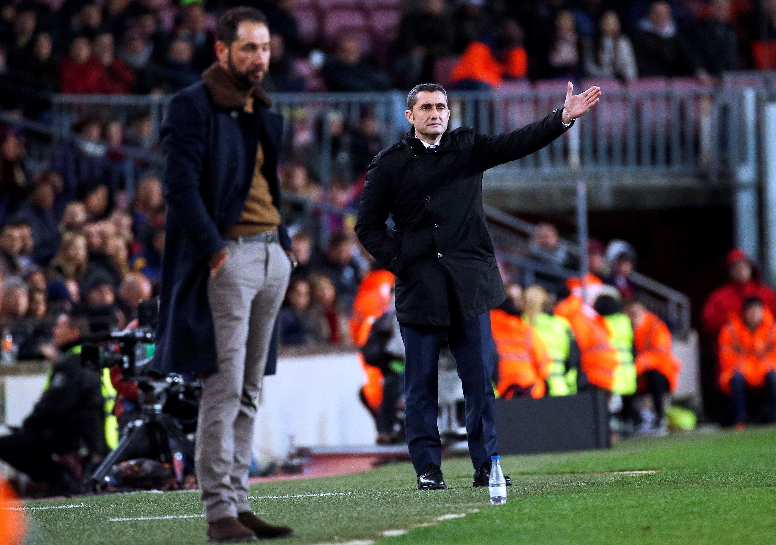 Ernesto Valverde, tras la remontada ante el Sevilla: "Somos el Barça y debemos ir a por todos los títulos" Ernesto Valverde, tras la remontada ante el Sevilla: "Somos el Barça y debemos ir a por todos los títulos"