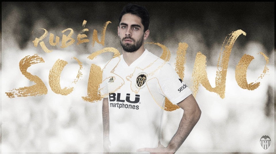 Rubén Sobrino, nuevo jugador del Valencia hasta junio de 2022 Rubén Sobrino, nuevo jugador del Valencia hasta junio de 2022