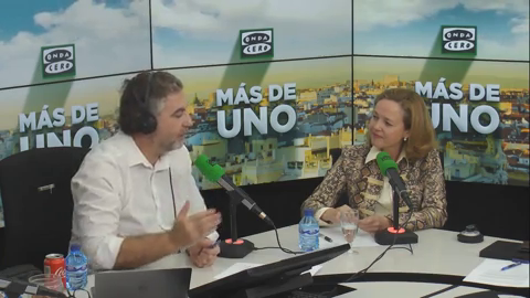 VÍDEO de la entrevista completa a Nadia Calviño en Más de uno VÍDEO de la entrevista completa a Nadia Calviño en Más de uno