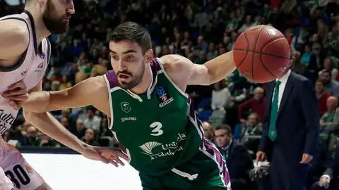Jaime Fernández, jugador de Unicaja, frente al Valencia Basket Jaime Fernández, jugador de Unicaja, frente al Valencia Basket