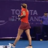 Sabine Lisicki, en su partido contra Muguruza Sabine Lisicki, en su partido contra Muguruza
