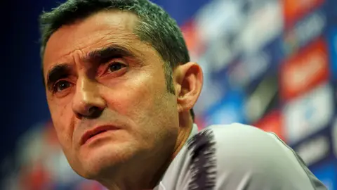 Ernesto Valverde, en rueda de prensa Ernesto Valverde, en rueda de prensa
