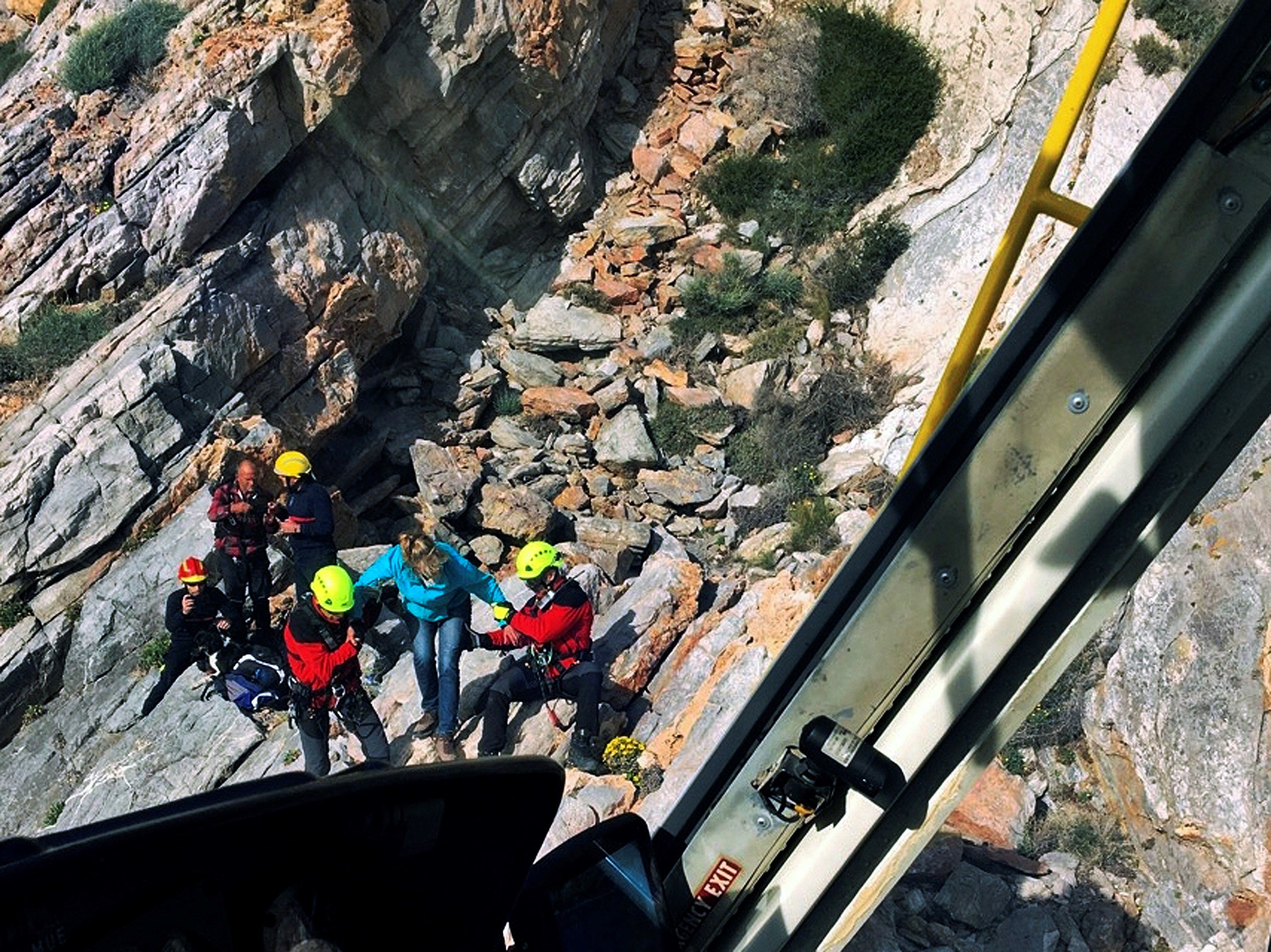 Rescatan a dos senderistas alemanes perdidos en la Sierra de la Muela Rescatan a dos senderistas alemanes perdidos en la Sierra de la Muela