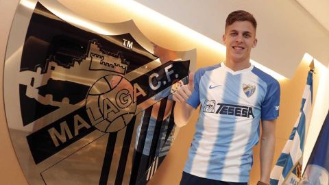 Iv&aacute;n Alejo, nuevo jugador del M&aacute;laga procedente del Getafe