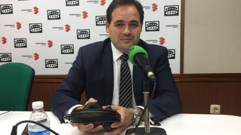 Francisco N&uacute;&ntilde;ez, durante la entrevista en Onda Cero C.Real