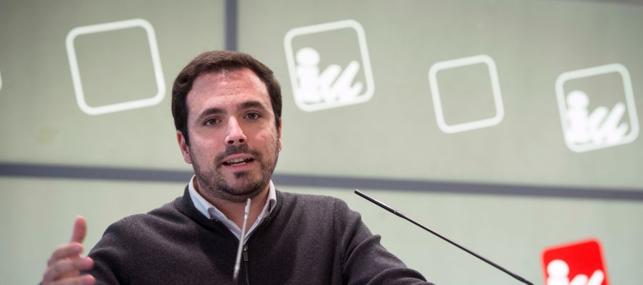 El coordinador general de Izquierda Unida, Alberto Garzón El coordinador general de Izquierda Unida, Alberto Garzón