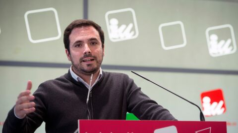 El coordinador general de Izquierda Unida, Alberto Garz&oacute;n