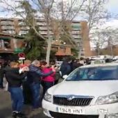 Los taxistas trasladan su protesta a la manifestación de los pensionistas que recorrerá el centro de Madrid