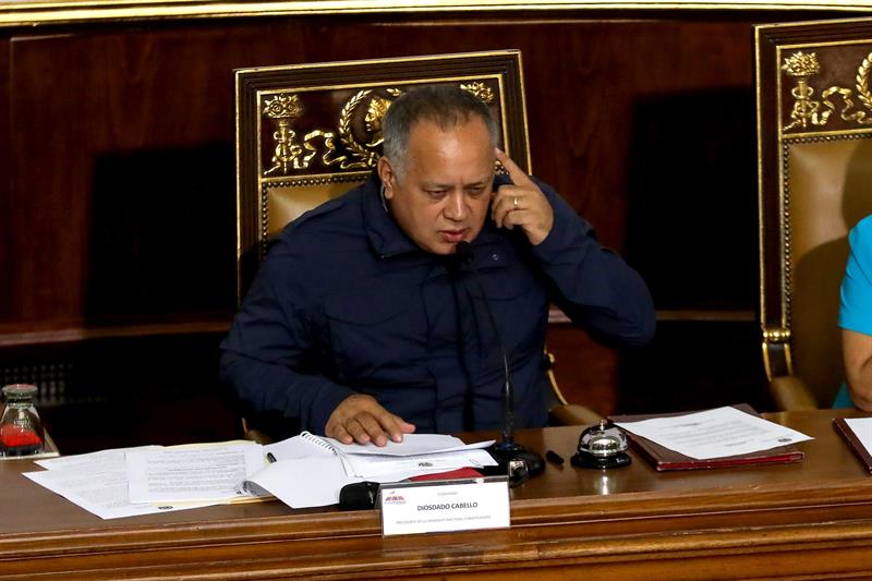 Cabello culpa a Estados Unidos "si algo le pasa a Guaidó" en Venezuela Cabello culpa a Estados Unidos "si algo le pasa a Guaidó" en Venezuela