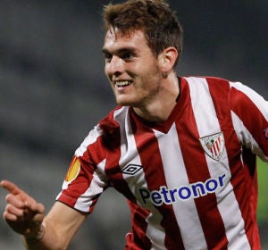 Ibai Gómez, en el Athletic. Ibai Gómez, en el Athletic.